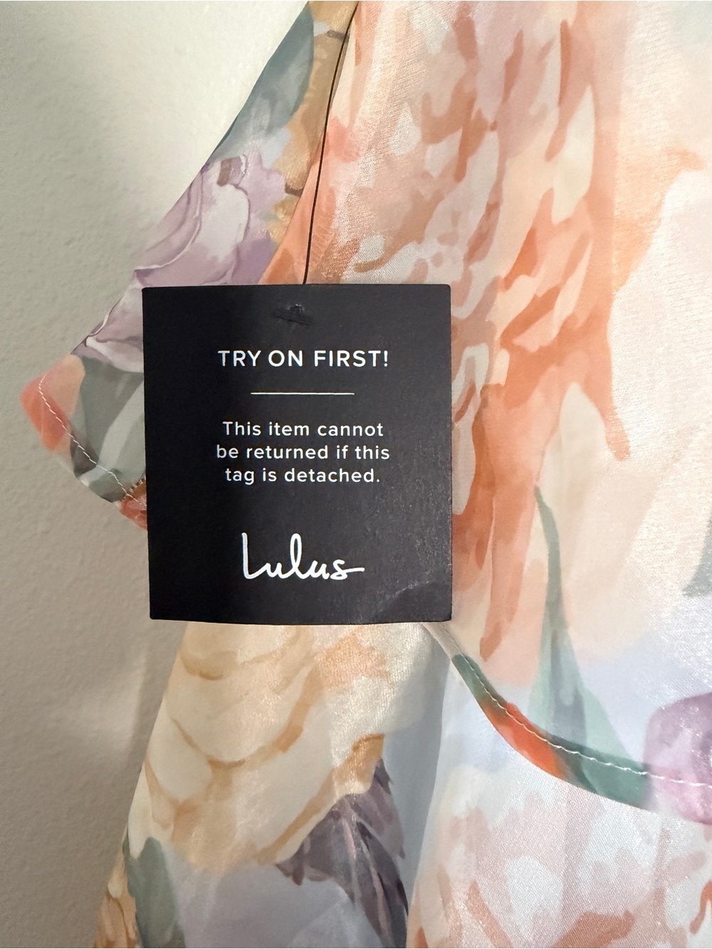 Lulus Playfully Posh Blue Floral Organza Tie-Strap Tiered Midi Dress - Picture 4 of 6
